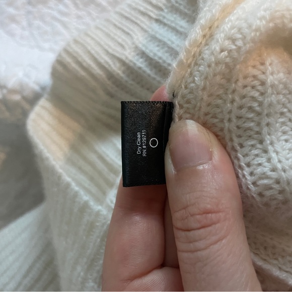 Cashmere Ivory Boatneck Sweater - Picture 7 of 7